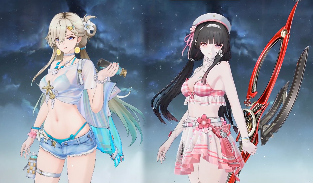 「琳奈」、「千咲」夏日泳裝皮膚