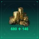 680+146 Delta Coins