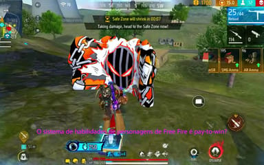 O sistema de habilidades de personagens de Free Fire é pay-to-win?