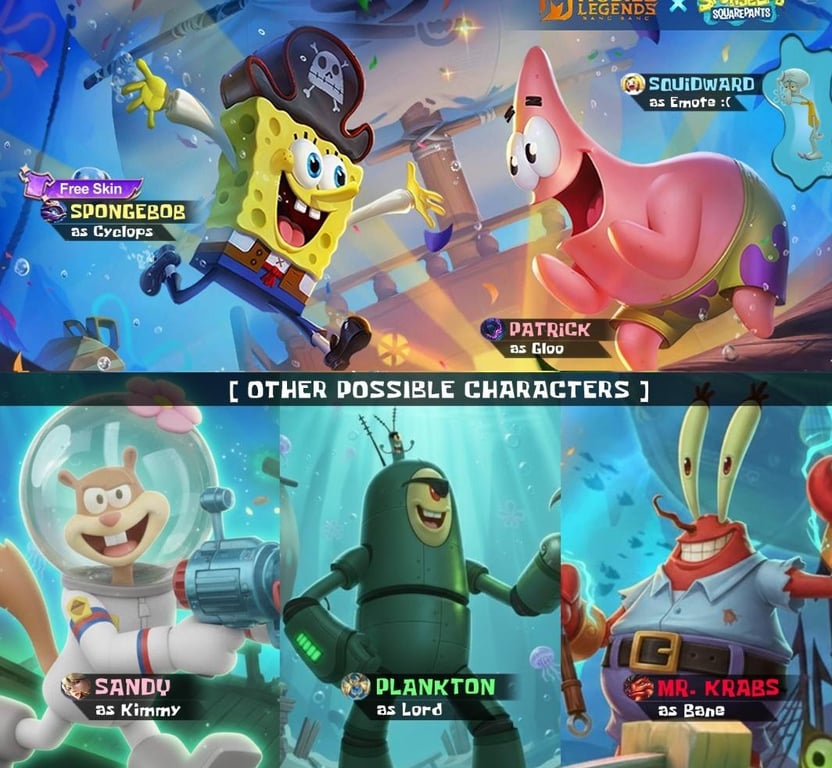 More character skins that might come to MLBB