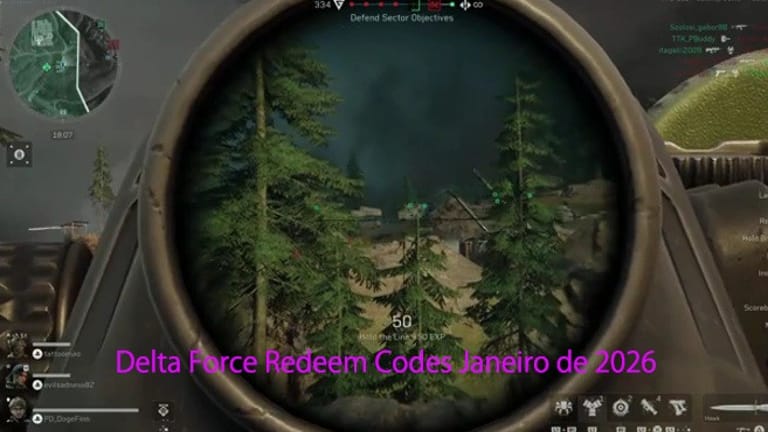 Delta Force Redeem Codes março de 2026