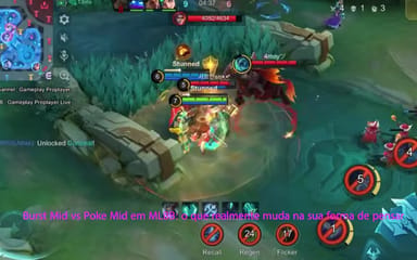 Burst Mid vs Poke Mid em MLBB: o que realmente muda na sua forma de pensar