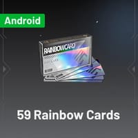 59 بطاقات قوس قزح