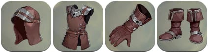 Hard Leather Set