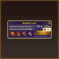 Monthly Card
