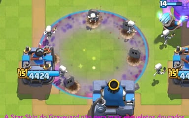 A Star Skin do Graveyard não gera mais esqueletos dourados — o que aconteceu?