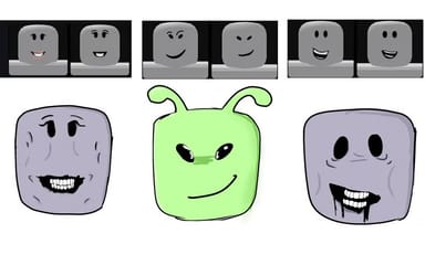 為什麼有些新的 Roblox 臉部看起來像沒做完？