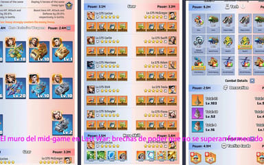 El muro del mid-game en Last War: brechas de poder que no puedes farmear