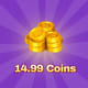 14.99 monedas