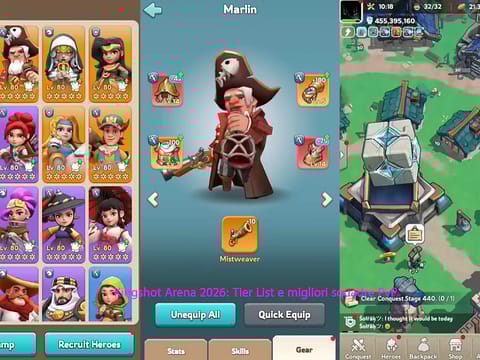 Kingshot Arena 2026: Tier List e migliori squadre PvP