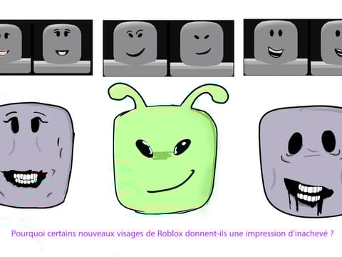 Pourquoi certains nouveaux visages de Roblox donnent-ils une impression d’inachevé ?