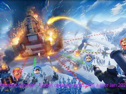 Whiteout Survival – Codes cadeaux actifs (mars 2026)