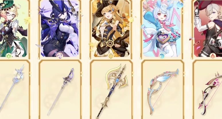 《原神》6.5 楓丹集錄祈願登場：不會歪到常駐五星，五大角色與專武抽取價值完整解析