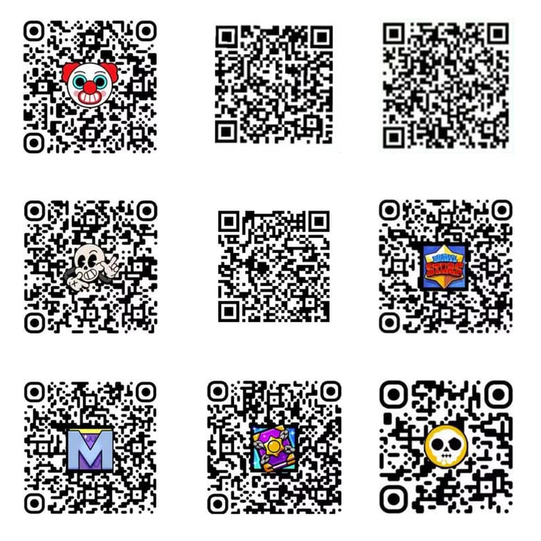 Latest Brawl Stars QR Codes
