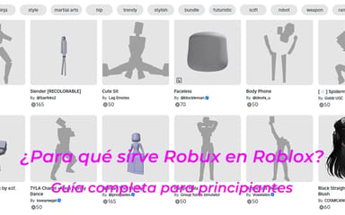 ¿Para qué sirve Robux en Roblox? Guía completa para principiantes