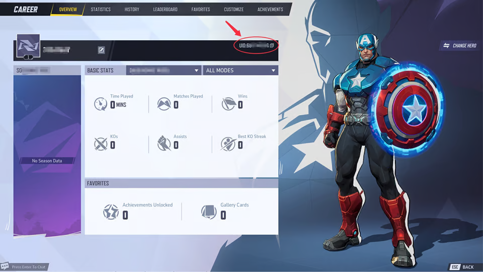 Marvel Rivals User ID guide