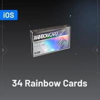 34 Rainbow Cards