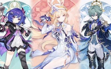 原神6.6の新キャラ3人の立ち絵が公開｜新★5限定ニコル＋新常設★5ローヘン