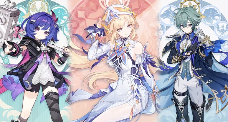 原神6.6の新キャラ3人の立ち絵が公開｜新★5限定ニコル＋新常設★5ローヘン