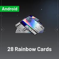 28 بطاقات قوس قزح