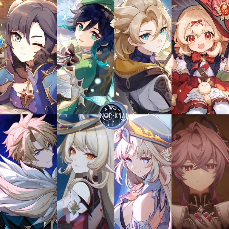 原神のキャラクター