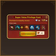 Carta Privilegio Super Valore