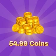 54.99 Moedas