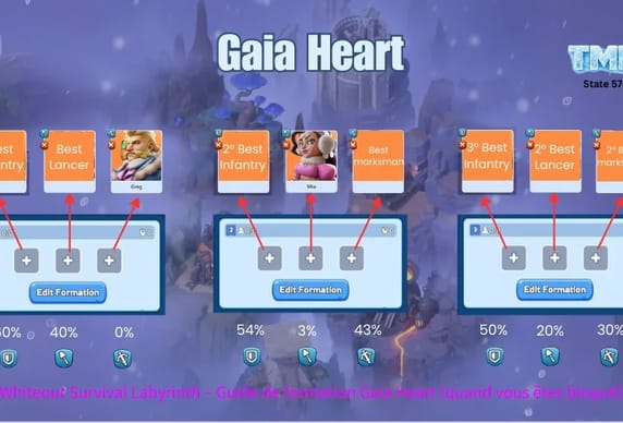 Whiteout Survival Labyrinth – Guide de formation Gaia Heart (quand vous êtes bloqué)