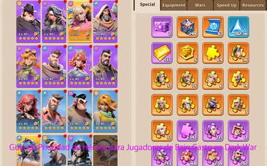 Guía de Prioridad de Héroes para Jugadores de Bajo Gasto en Dark War