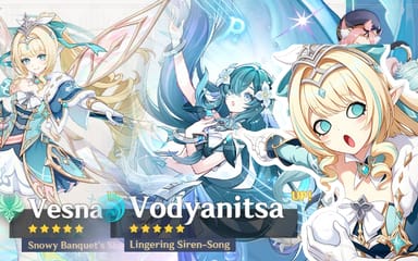 Genshin Impact 7.1 | Guía de Vesna y Vodyanitsa