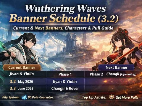 Wuthering Waves Banner Schedule (3.2) – Current & Next Banner, Characters & Pull Guide