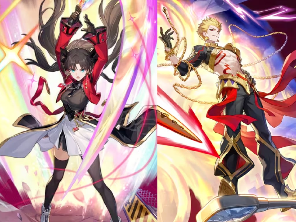Fateコラボキャラクター：遠坂凛&ギルガメッシュ