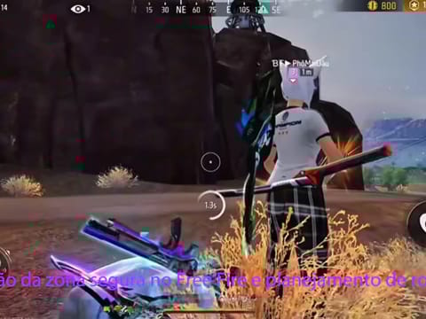 Previsão da zona segura no Free Fire e planejamento de rotações