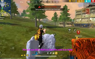 Por que sua Gloo Wall no Free Fire está 0,5s lenta