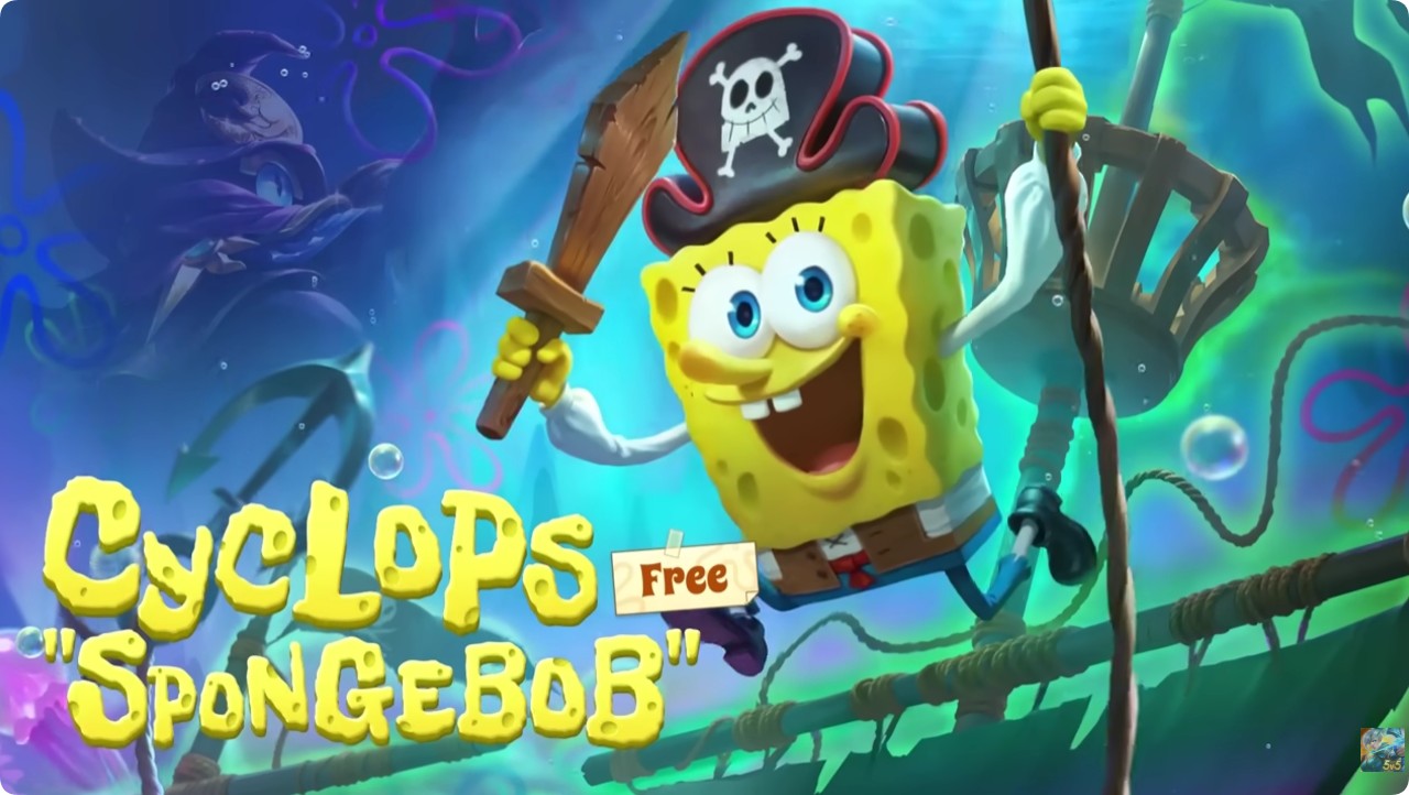 Cyclops “SpongeBob SquarePants” skin from MLBB X SpongeBob Collab